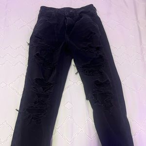 Black American Eagle Mom Jean